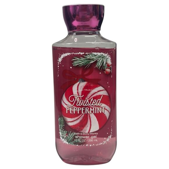 Bath & Body Works Other - Bath And Body Works Twisted Peppermint Shower Gel Full Size Christmas 10 Fl Oz